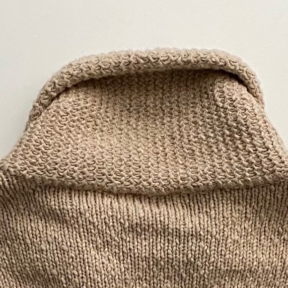 Faherty Nwt Knit Surf to Snow Pacific Wheat Zip Up Cardigan Sweater XXL - Picture 6 of 6